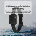 1000m Rechargeable Waterproof Dog Training Collar with Remote Control, view 5