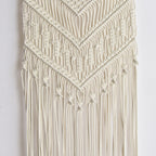 Macrame Wall Decoration 12 × 32 Inch | High & Bury