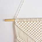 Macrame Wall Decoration 12 × 32 Inch | High & Bury