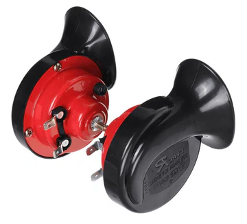 12–24V Red ABS and Metal Replacement Car Horn, 128 mm Diameter, view 3