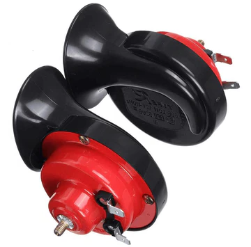 12–24V Red ABS and Metal Replacement Car Horn, 128 mm Diameter, view 5