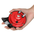 12–24V Red ABS and Metal Replacement Car Horn, 128 mm Diameter