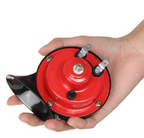 12–24V Red ABS and Metal Replacement Car Horn, 128 mm Diameter