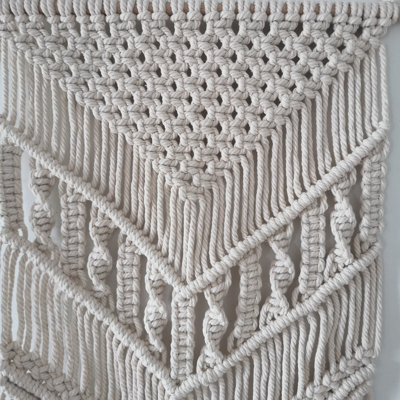 Macrame Wall Hanging 16 × 26 Inch | High & Bury