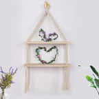 Macrame Hanging Shelf Shelving | High & Bury