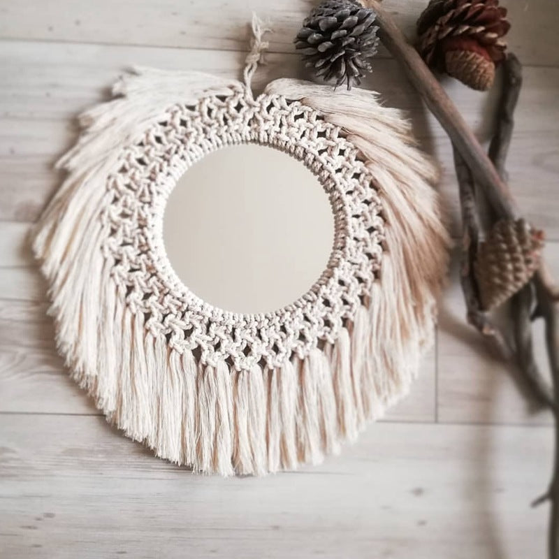 Decorative Macrame Wall Mirror Model Vrwc | High & Bury
