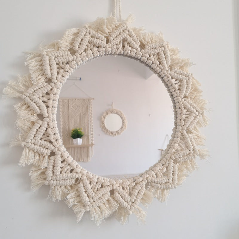 Decorative Macrame Wall Mirror Model Vrwc | High & Bury