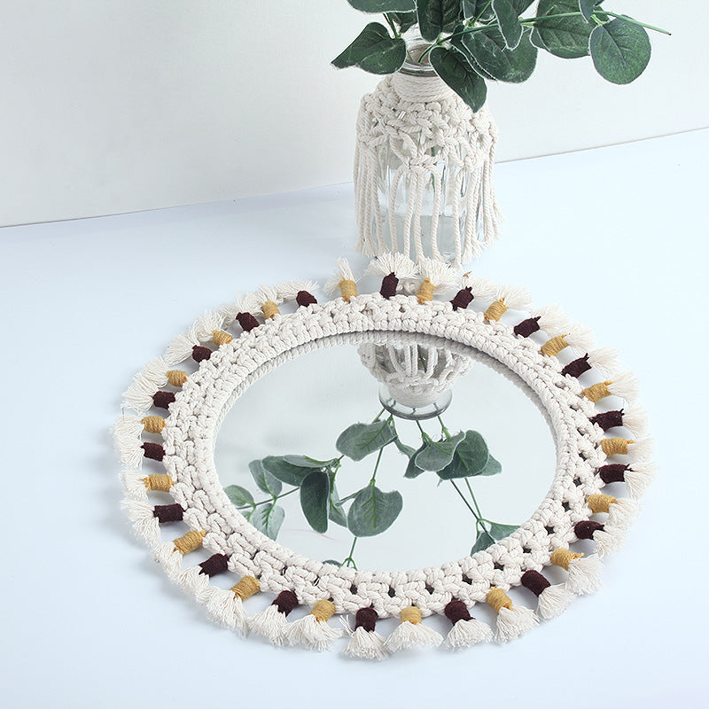Decorative Macrame Wall Mirror Model Vrwc | High & Bury