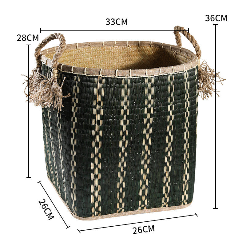 Decorative Woven Storage Box | High & Bury