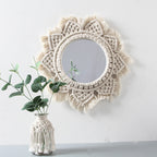 Macrame Decorative Wall Mirror | High & Bury