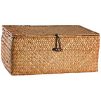 Handcrafted Rectangular Woven Storage Container | High & Bury