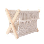 Macrame Storage Basket Model X6Nj | High & Bury