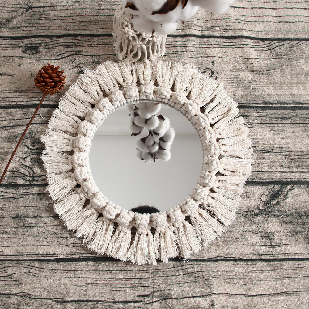 Decorative Macrame Wall Mirror Model Vrwc | High & Bury