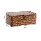 Handcrafted Rectangular Woven Storage Container | High & Bury