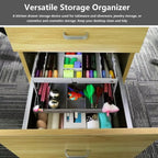 3-Tier Drawer Organiser with 12 Adjustable Dividers, ABS Plastic, view 8