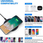30W Wireless Charging Pad with USB-C Cable for Qi Devices, view 3