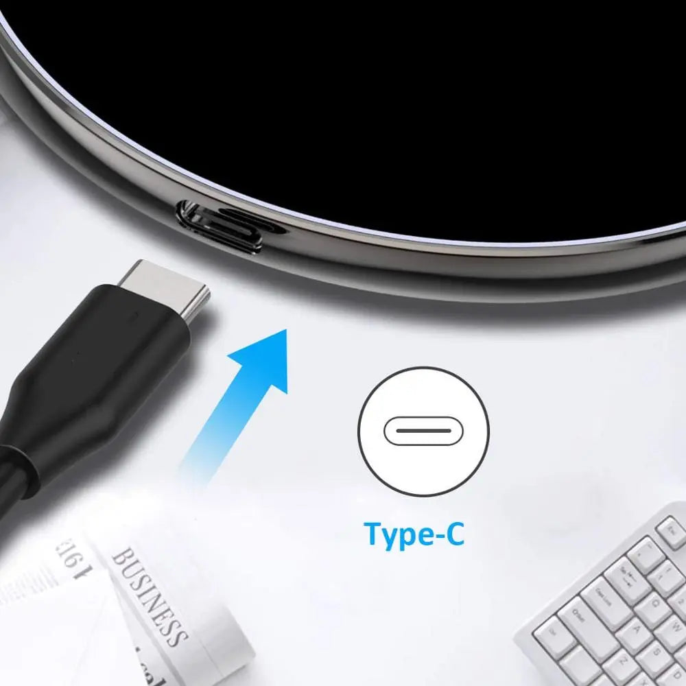 30W Wireless Charging Pad with USB-C Cable for Qi Devices, view 8