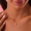 316L Stainless Steel Initial Necklace, 45cm + 5cm Extender