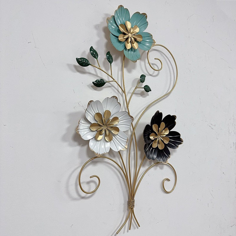 3D Floral Metal Wall Art | High & Bury