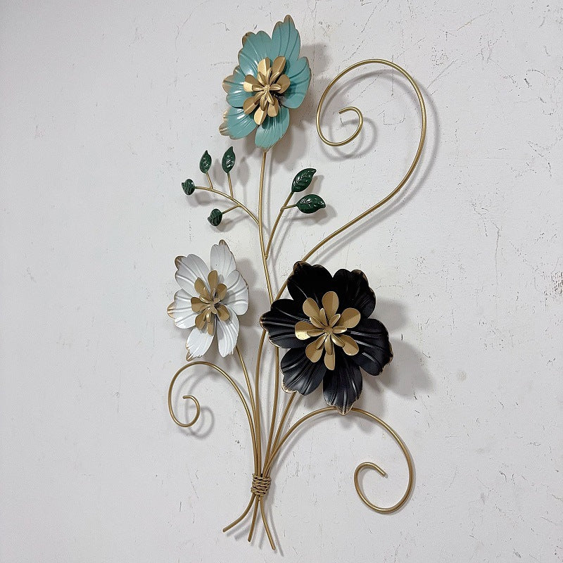 3D Floral Metal Wall Art | High & Bury