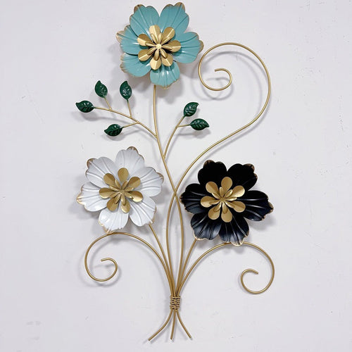 3D Floral Metal Wall Art | High & Bury
