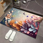 3D Textured Floral Mat | High & Bury
