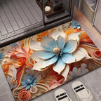 3D Textured Floral Mat | High & Bury