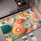3D Textured Floral Mat | High & Bury