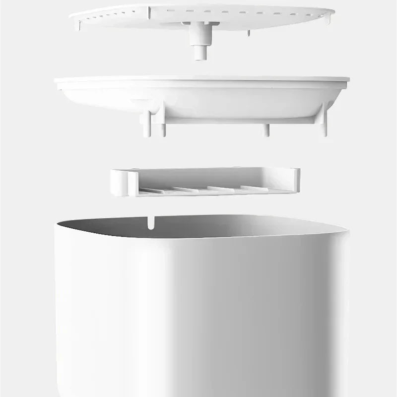 3L PP Plastic Pet Water Fountain, 24V USB, 17.9 x 17.9 x 13 cm, view 4