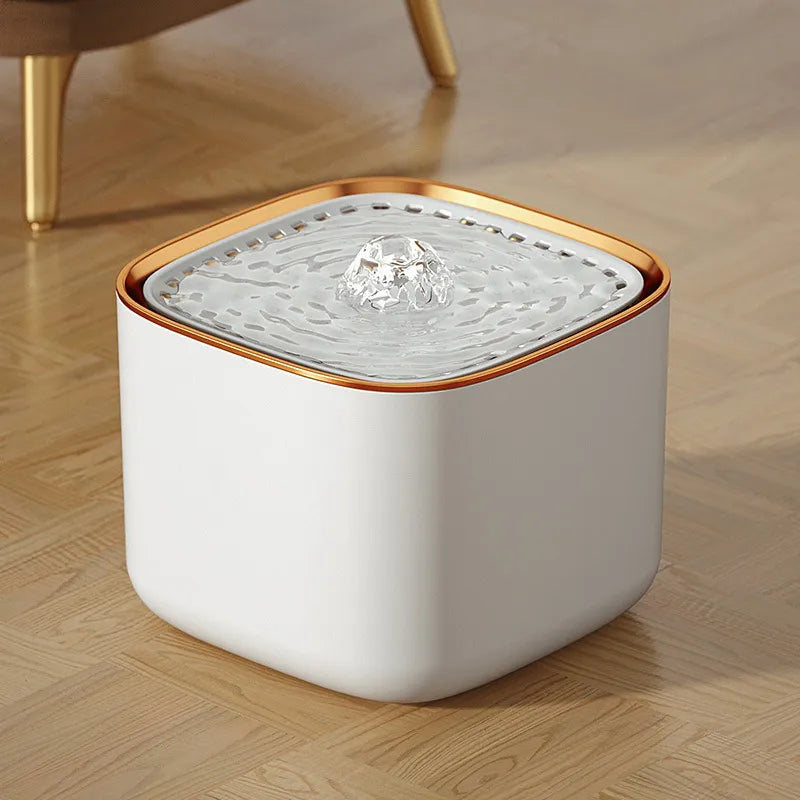 3L PP Plastic Pet Water Fountain, 24V USB, 17.9 x 17.9 x 13 cm, view 7