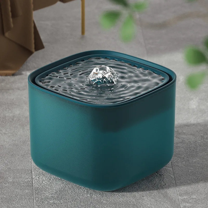 3L PP Plastic Pet Water Fountain, 24V USB, 17.9 x 17.9 x 13 cm, view 8