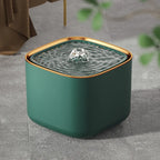 3L PP Plastic Pet Water Fountain, 24V USB, 17.9 x 17.9 x 13 cm