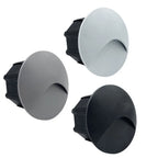 3W Aluminium Recessed LED Step Wall Light, 85 × 85mm, AC100–240V, view 2