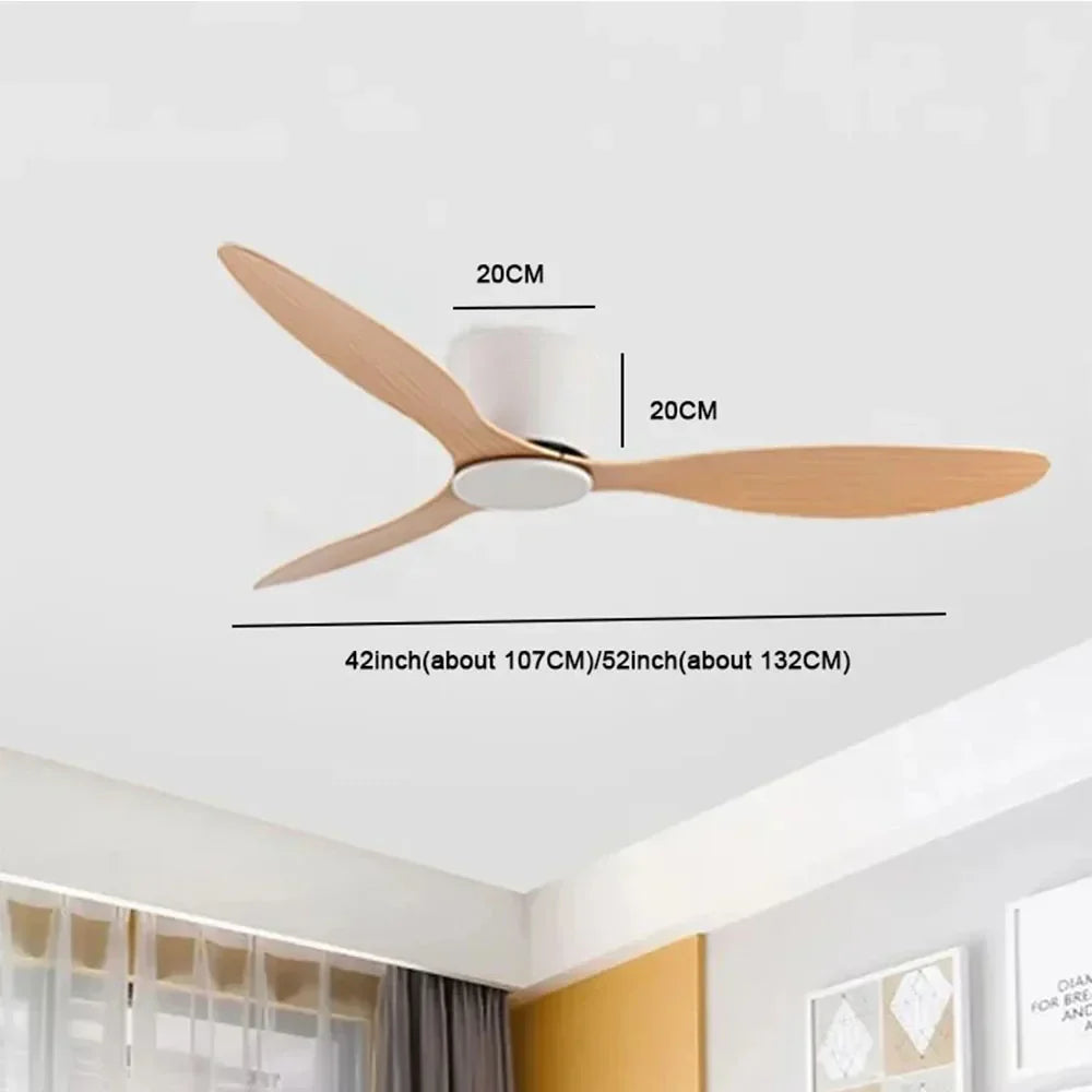 42 and 52 Inch Ceiling Fan with DC Motor, Remote, Reversible Blades, view 4