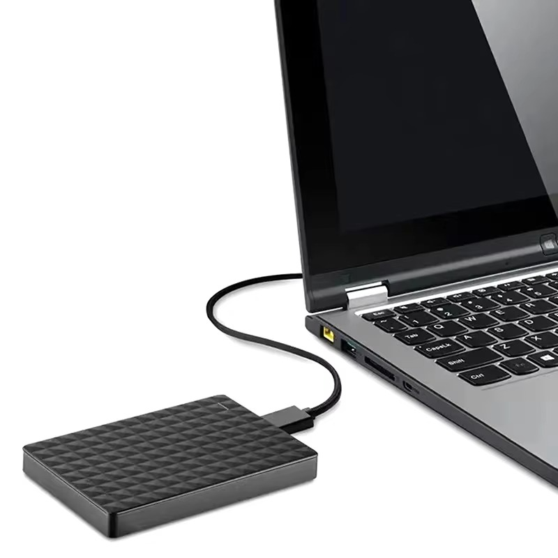 8TB USB 3.0 External Hard Drive, Portable Black, 4.6 x 3.15 x 0.47 inches, view 4
