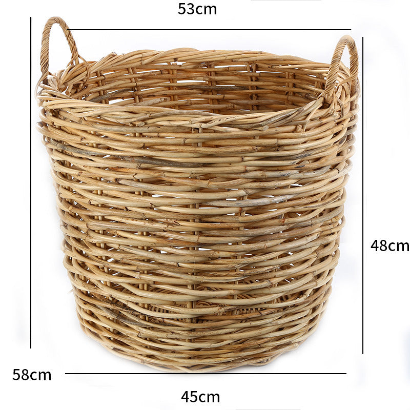 Handwoven Decorative Storage Basket Small | High & Bury