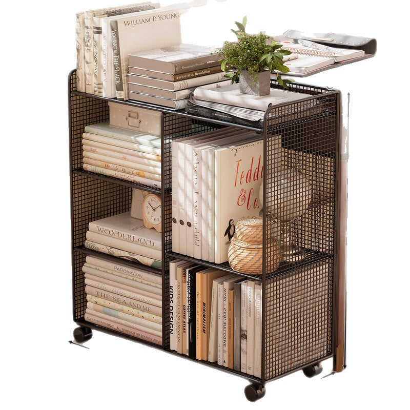 Modern Wire Grid Bookshelf Organizer | High & Bury