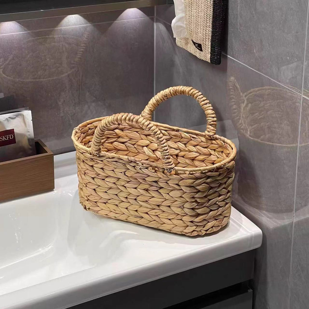 Versatile Woven Storage Basket Natural Original | High & Bury