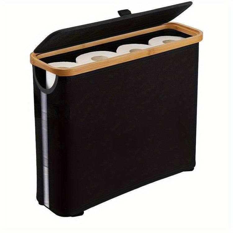 Laundry Basket Bamboo Soft Textile | High & Bury