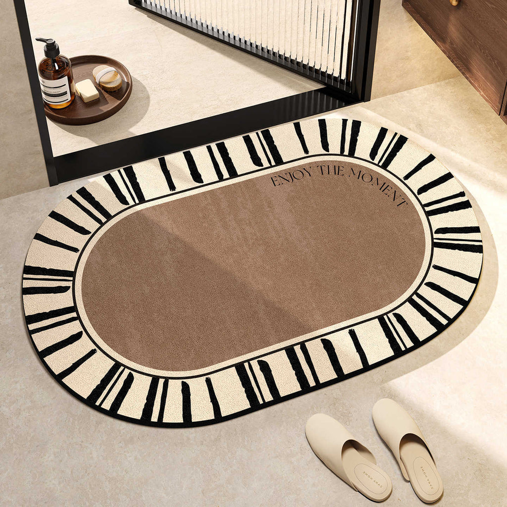 Elegant Oval Floor Mat | High & Bury