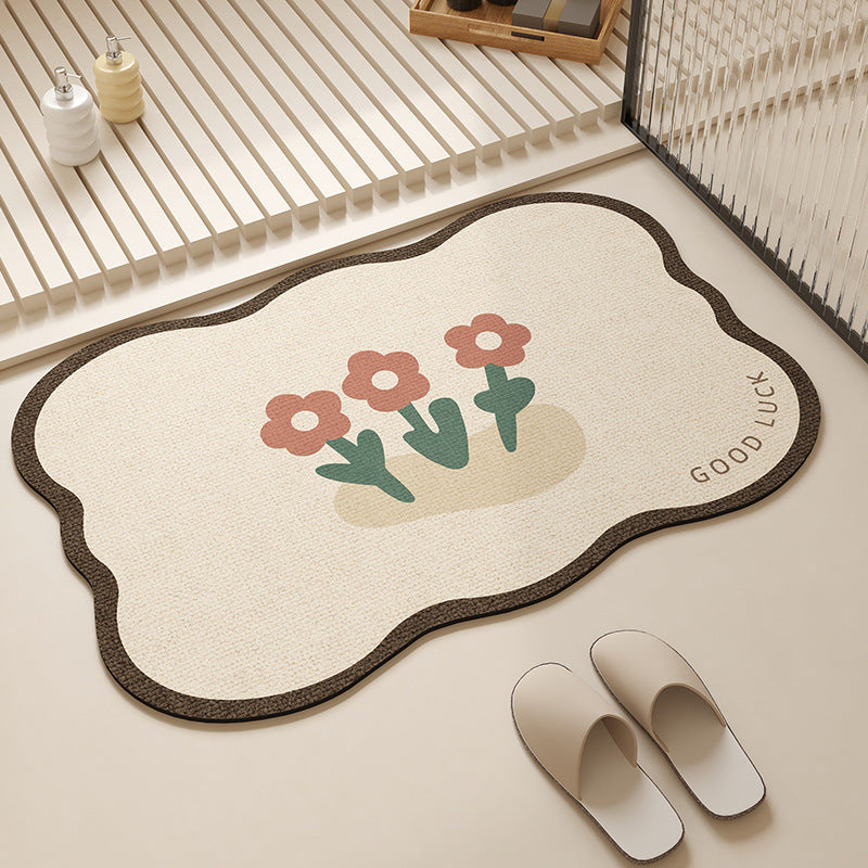 Playful Pet-Themed Absorbent Mat | High & Bury