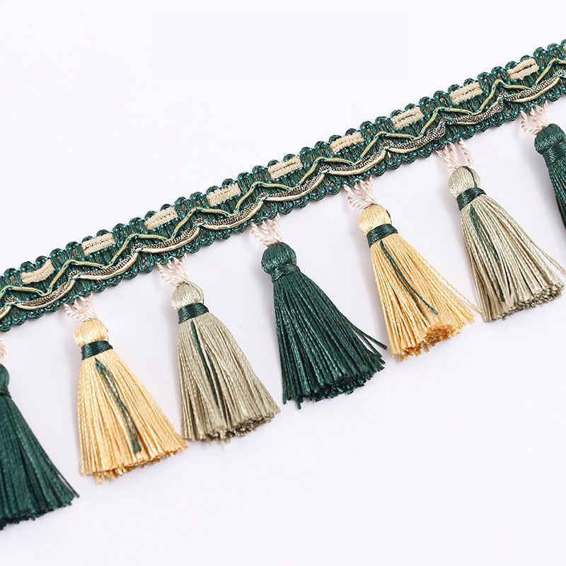 Decorative Fringe Trim Polyester Textile | High & Bury