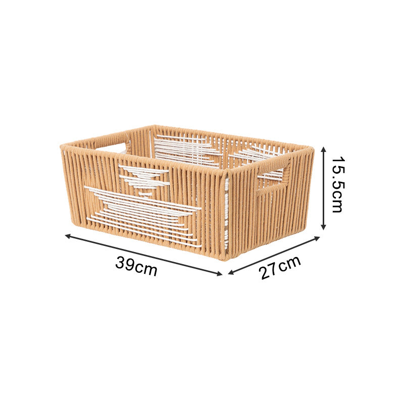 Storage Basket with Stylish Woven Design | High & Bury