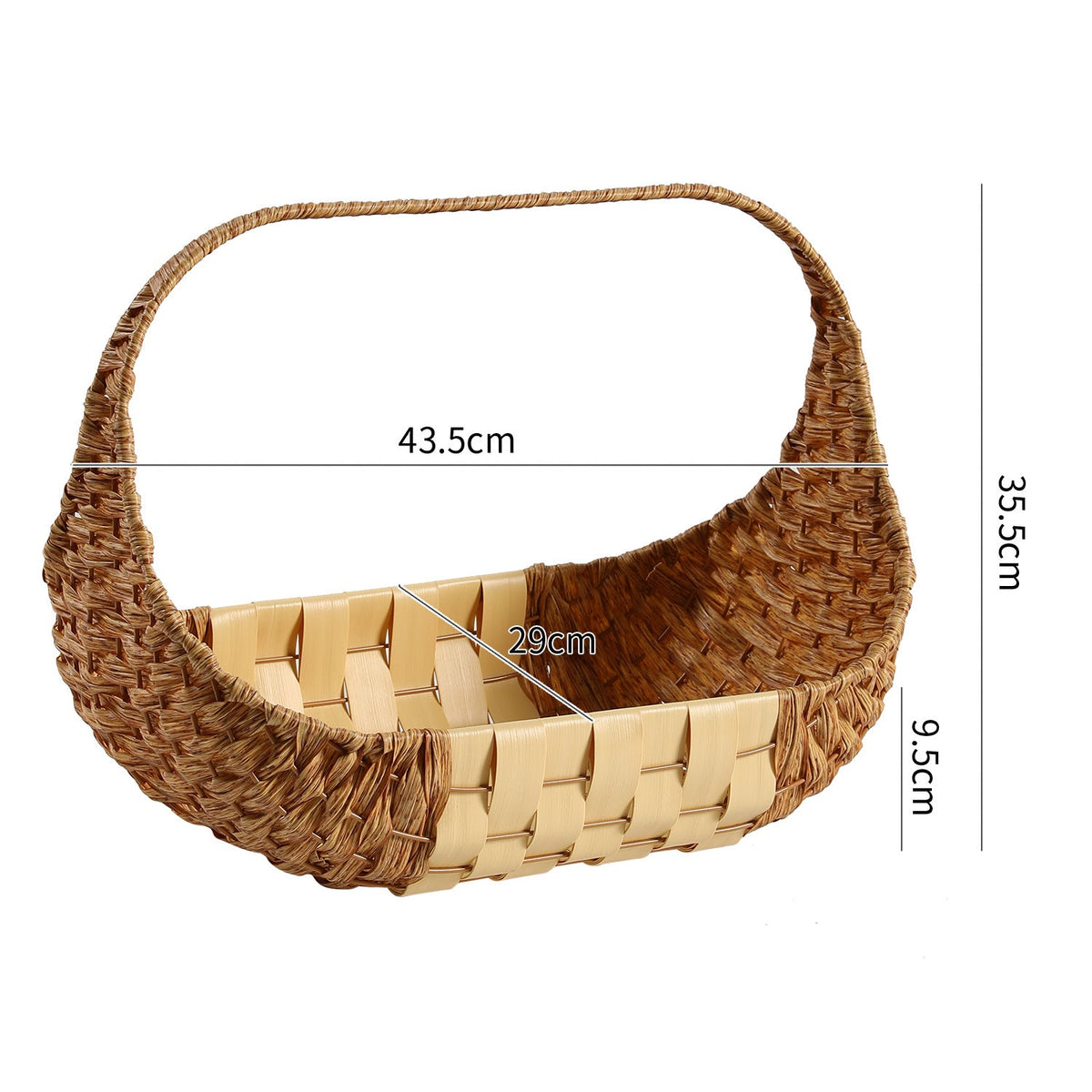 Handcrafted Rattan Storage Basket | High & Bury