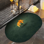 Floral Art Bath Rug | High & Bury