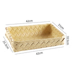 Elegant Handwoven Storage Tray | High & Bury