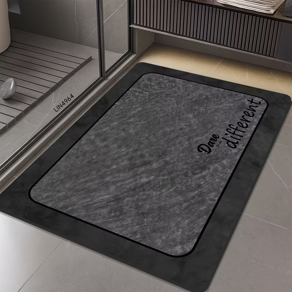 Geometric Hexagonal Pattern Bath Mat | High & Bury