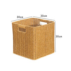Rectangular Storage Basket with Handwoven Design | High & Bury