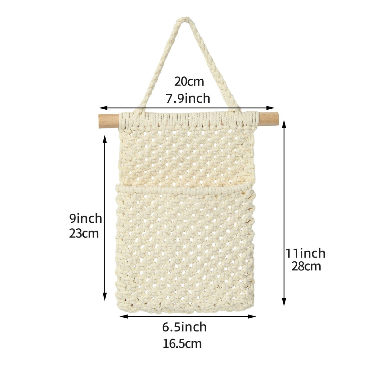 Macrame Wall Organizer | High & Bury