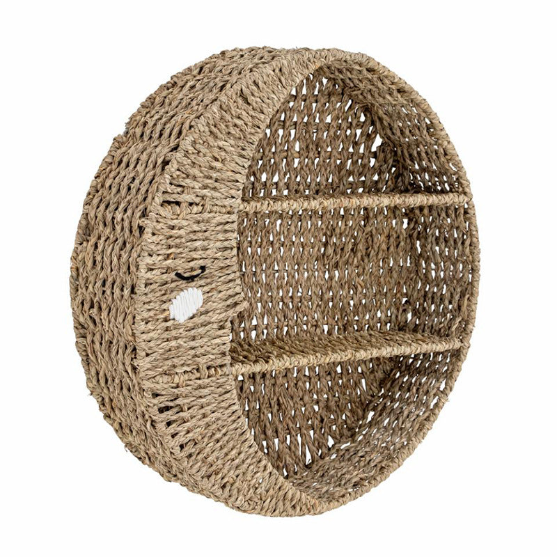 Decorative Wall Basket in Wave Pattern | High & Bury